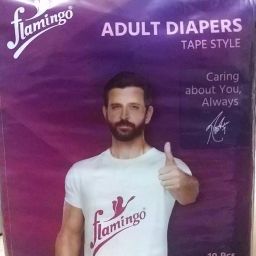 Flamingo Adult Diapers Tape Style (Large 10 Pcs Diper)-13