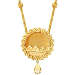 Joyalukkas 22k Yellow Gold Sunshine Necklace for Women-image-29