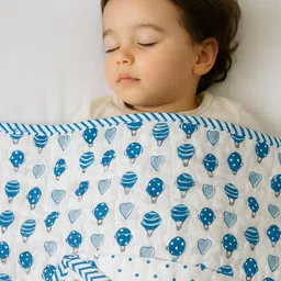 Tittertots Printed Mild Winter 210 GSM Single Bed Quilt-image-55