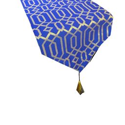 Pink Parrot Jacquard silk table runner-image-89