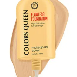 Colors Queen Flawless Makeup Cover Foundation 03 Natural Beige - 40 ml-picture-5