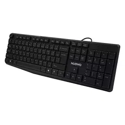 NUBWO Wired USB Business Keyboard with 104 Keys for PC, MAC, Laptop, NK-39-27
