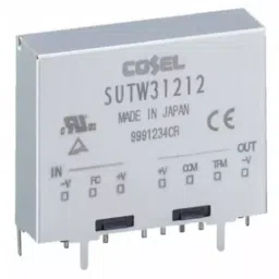 Cosel SUTW DC-DC Converter, ±24 V DC/ 130 mA Output, 36 - 76 V DC Input, 3.12W, PCB Mount, +85°C Max Temp, -40°C, SUTW34812-picture-20