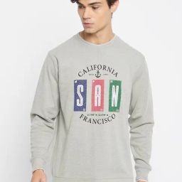 Duke Cement Regular Fit Printed Sweatshirt-image-76