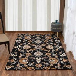Presto Black Wool Traditional Hand Tufted Carpet-image-77