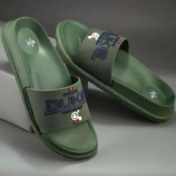 Duke Men's Olive Slides-picture-14