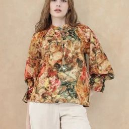 RAREISM Multi Cotton Printed Long Sleeves Top-picture-10