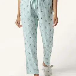 Dreamz by Pantaloons Aqua Blue Cotton Printed Pyjamas-image-61
