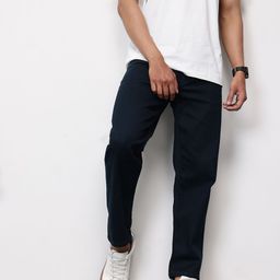 ether 365 Essentials Men Tapered Fit Mid-Rise Stretchable Cropped Jeans-image-32