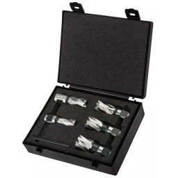 RS PRO Cobalt Steel 14 - 22 mm Cutting Diameter Magnetic Drilling Hole Cutter Set Model No 5067430-image-44