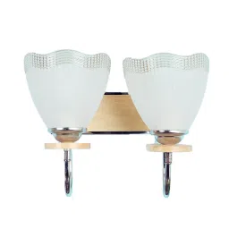 ELIANTE S-201-2W Chrome Wood Wall Light Without Bulb-image-98