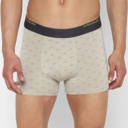 Peter England Beige Printed Trunks-picture-48