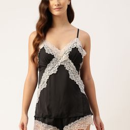 Ms.Lingies Satin Laced Night Suit-image-16
