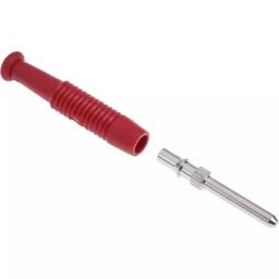 HIRSCHMANN TEST AND MEASUREMENT Banana Plug Red male 2 mm Connector Solder Termination 6A 60V DC Nickel Plating, 973509101 (Pack of 100)-image-97
