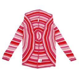 Pantaloons Junior Pink Striped Sweater-image-75