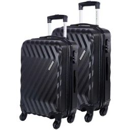 Nasher Miles Lombard Hard-Side Set of 2 Black Trolley Bags (65 & 75 cm)-image-46