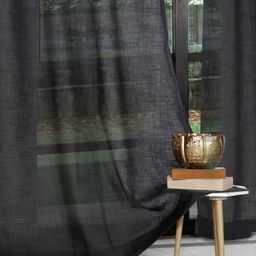 ROSARA HOME Unisex Grey Curtains and Sheers-image-4