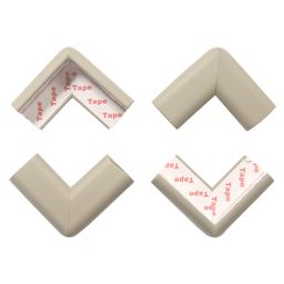 BabySafeHouse Furniture and Table Corner Edge Guards Pack of 4 - Grey-image-68
