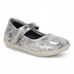 Lil Lollipop Star Foil Detailed With Velcro Closure Ballerina - Grey-image-69