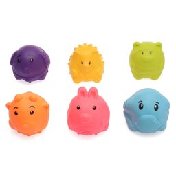 Ratnas Squeezy Animals Bath Toys Pack of 6 -Multicolor-23