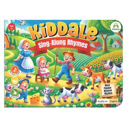 Kiddale Sing-Along Rhymes Sound Book | 28 Interactive Buttons with Popular English Rhymes & Sound Effects | HD Audio, Colorful Pages, Toddler-Safe | Ideal Gift for Ages 14-image-14