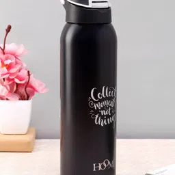 Hoom Stainless Steel Vacuum Sipper Bottle Black - 600 ml-picture-8