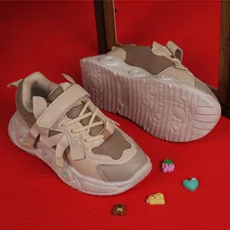 FEETWELL SHOES Colour Blocked LED Shoes - Beige-picture-23