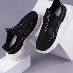 RapidBox Men Woven Design Sneakers-image-10
