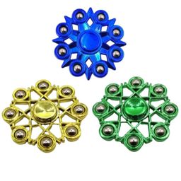AKN TOYS Fidget Spinner Toy High Speed Smooth Finger Spin Sensory Fidget Stress Relief Long Time Rotational Spinner for Kids 8 Sided Titanic Spinner (color and design may vary ) image 4