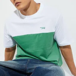 max Men Solid Round Neck Pure Cotton T-shirt-image-62