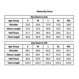 CRAFIQA Three Fourth Sleeves AbstractPrinted Maternity Dress With Concealed Zipper Nursing Access - Red image 2