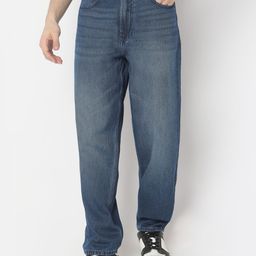 SPYKAR Non-Stretchable Tapered Loose Fit Light Fade Pure Cotton Jeans-picture-7