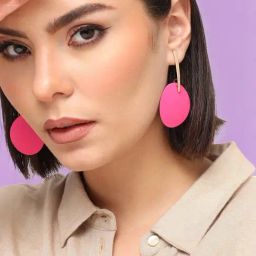 Sohi Gold Plated Casual Designer Drop Earrings-image-56