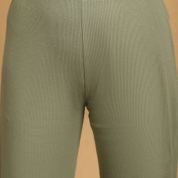 TAG 7 Green Color-Block Top With Lounge Pants image 5