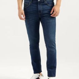 United Colors of Benetton Blue Skinny Fit Lightly Washed Jeans-picture-34