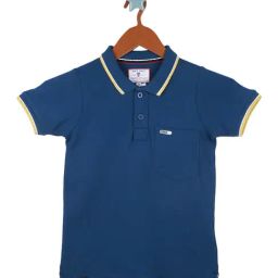Monte Carlo Kids Blue Solid Polo T-Shirt-picture-27