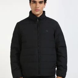 Calvin Klein Jeans Beh-Ck Black Quilted Regular Fit Jacket-picture-2