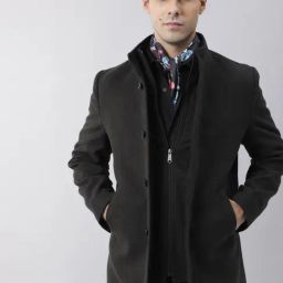 Rare Rabbit Black Polyester Solid Regular Fit Jacket-picture-4