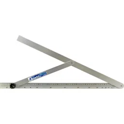 Shinwa Rules Aluminum Swivel Bracing Angle Scale 3 mm Thickness, 35327537-29