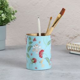 India Circus by Krsnaa Mehta Zinnian Jazz Blue & Red Printed Regular Desk Organiser-16
