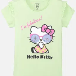 Hello Kitty Printed Tshirt For Kids Girls-picture-7