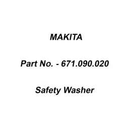 Makita Safety Washer for ELM4611, Part No 671.090.020-picture-2