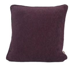 Maspar Colorart Charlotte Solid Purple 110 TC Cotton Blend Cushion Cover-image-93