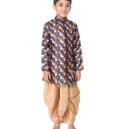 Tabard Ethnic Kurta For Kids-picture-38