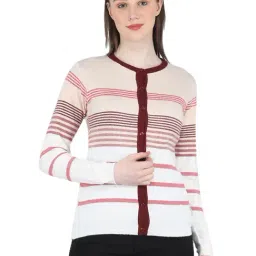 MOCA by Monte Carlo Multicolor Striped Cardigan-45