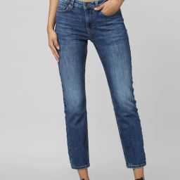 Only Blue Cotton Regular Fit Mid Rise Jeans-image-23
