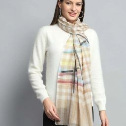 Monte Carlo Multicolored Printed Regular Fit Stole image 2