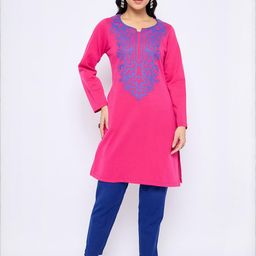 VIAZAA Women Cotton A-Line Kurtas-image-15