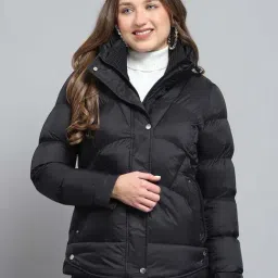 Monte Carlo Black Quilted Regular Fit Jacket-picture-17