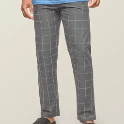 XYXX Grey Checks Pyjama-image-8